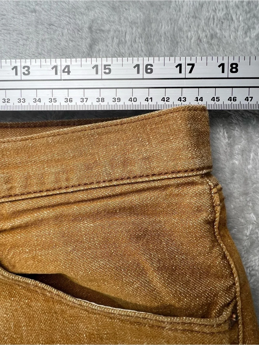 Levis 501 White Oak Cone Denim Jeans Speckled Straight Leg Button Fly Mens 34x34
